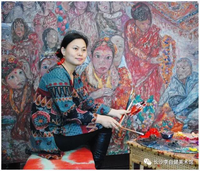 530b172 画家郝俪：将纯粹的艺术，淳朴的感情带给湖湘人民