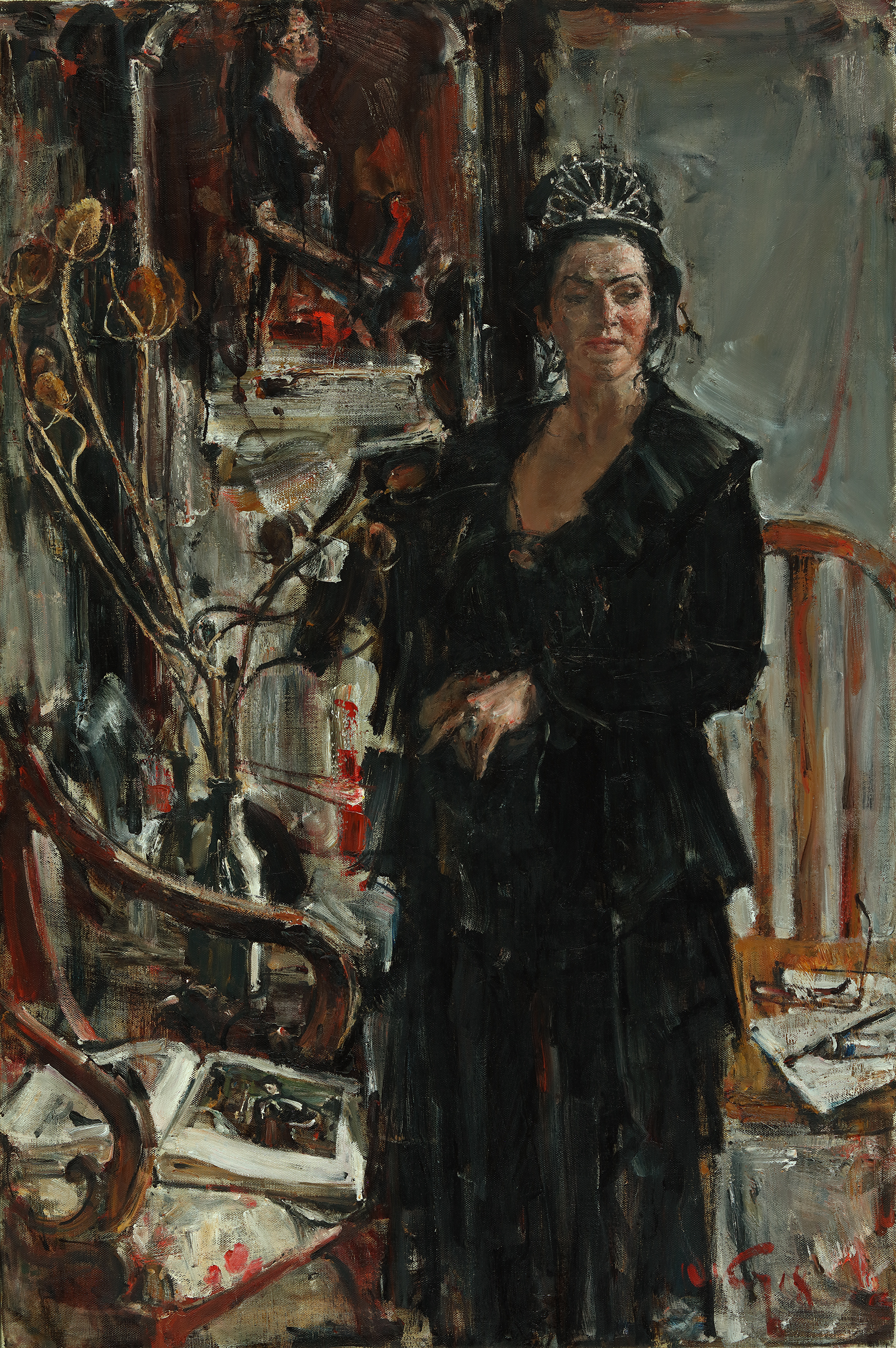 画室里的陌生人180×120 cm.2008年.jpg